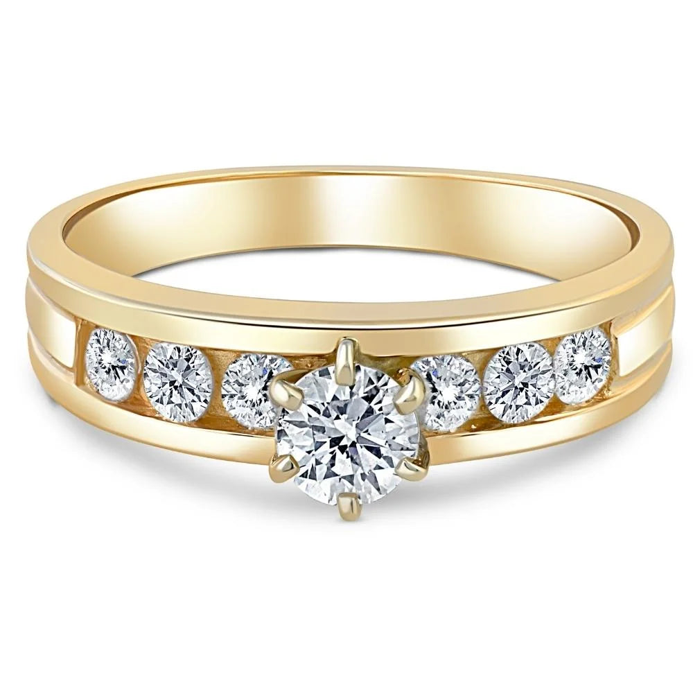 14K Yellow Gold Diamond Engagement Ring L83033