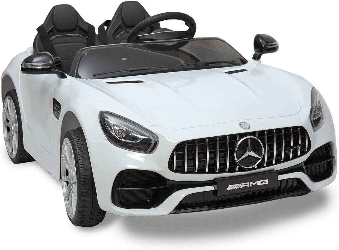 White 2 Seater Kids Ride On Car with Remote Control X9751