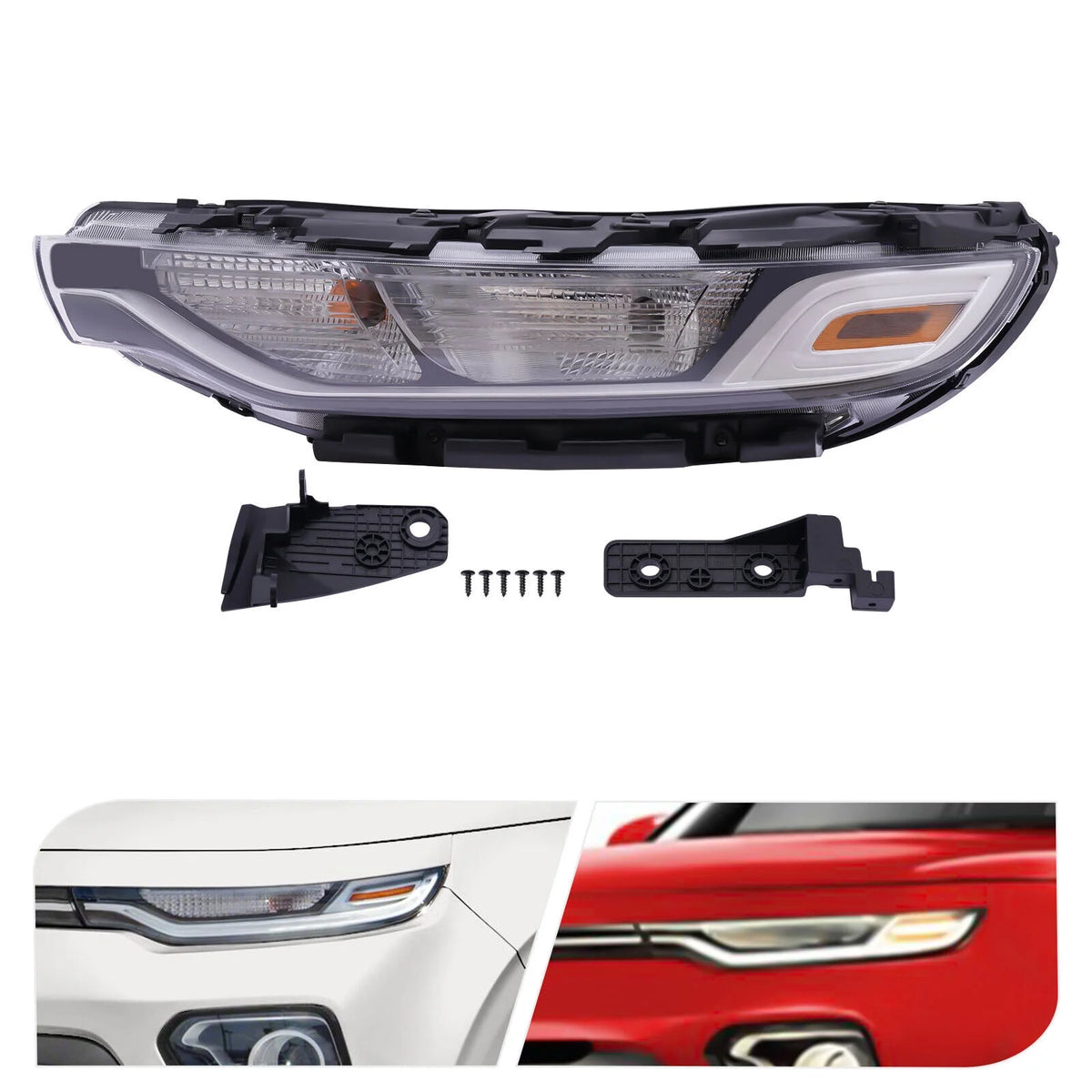 Daytime Running Light Left Driver Lamp Halogen With Bulb I40148