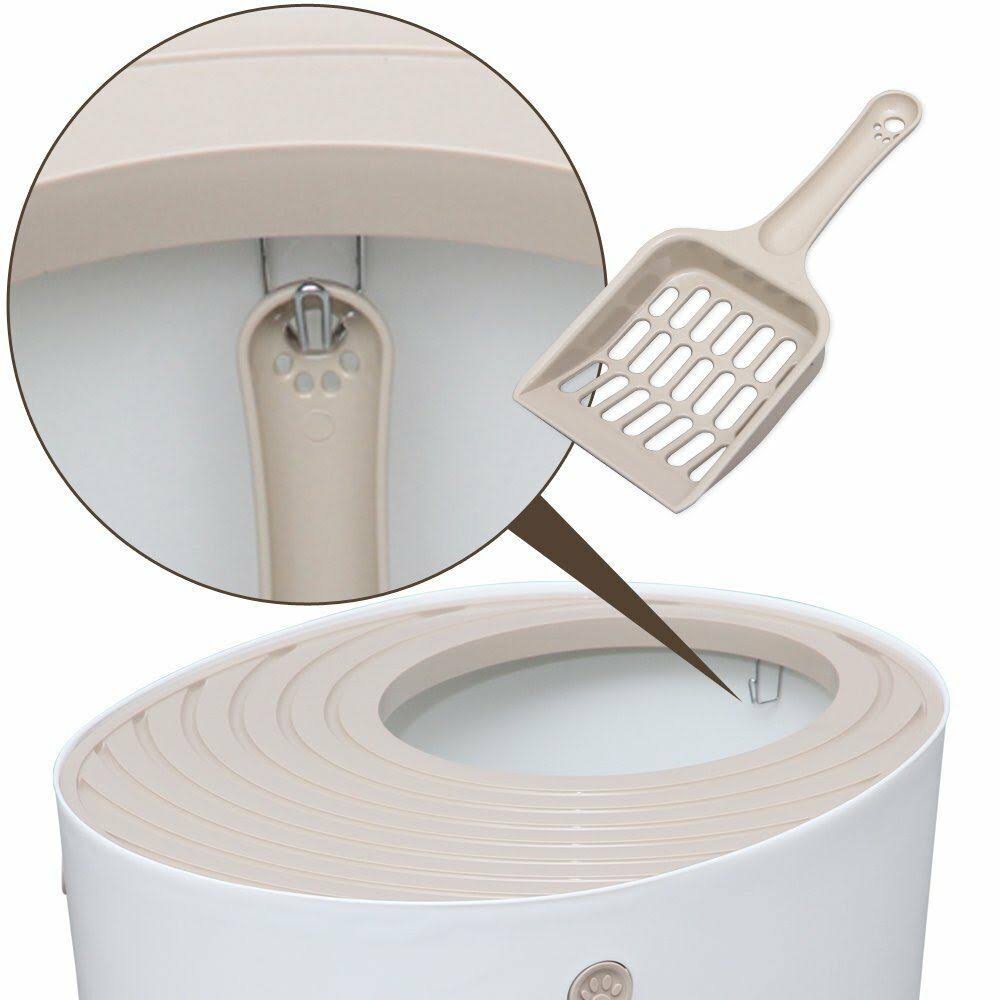 White Top Entry Cat Litter Box F99857