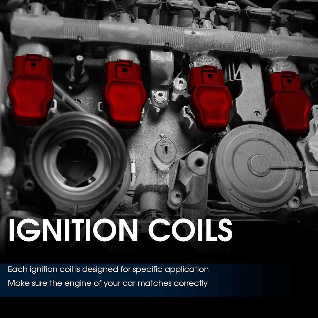Set of 4 Ignition Coils for Toyota Corolla Matrix Celica MR2 Spyder Pontiac Vibe Chevrolet Prizm X275