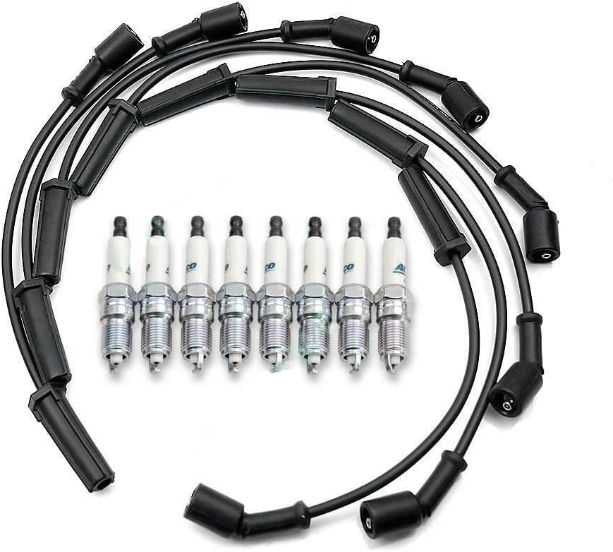 16 PCS Spark Plugs & Wires Pack of 2 Y72436