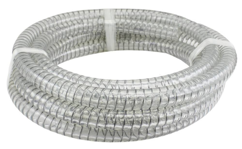 Industrial Steel Wire PVC Tubing, 5 ft Piece, 4x22 ID x 4-3/4x22 OD A626
