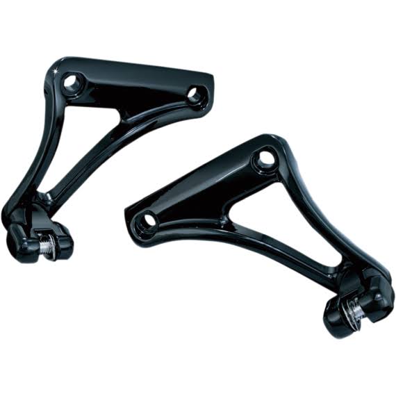 Black Underseat Peg Mounts D16884