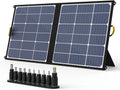 100W Foldable Solar Panel with 10 Connectors, Dual USB & DC Output, IP65 Waterproof E60223