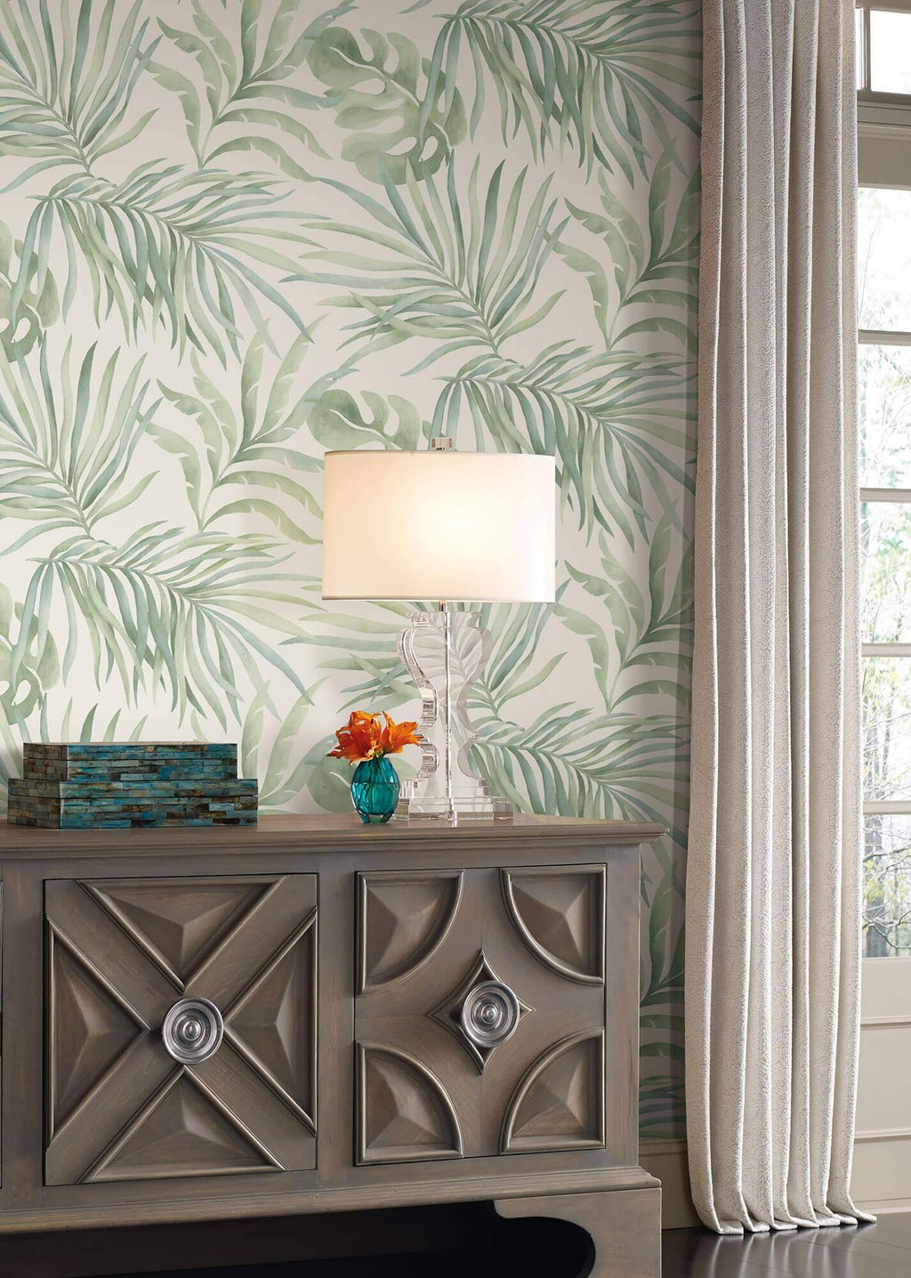 Light Green Wallpaper S767
