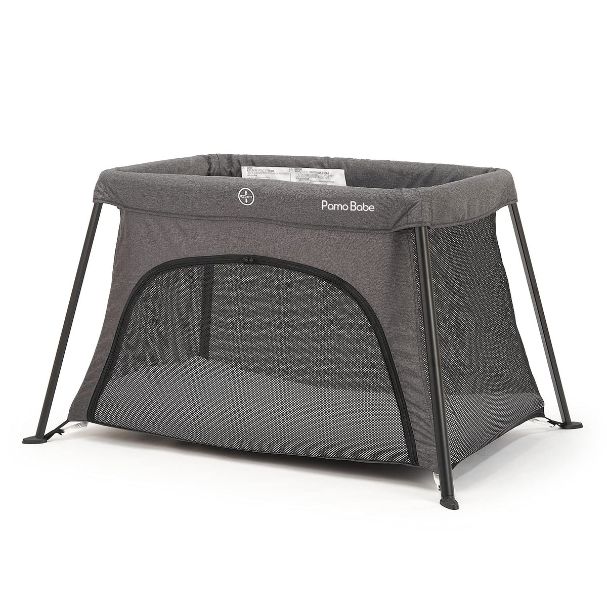 Lightweight Foldable Travel Crib with Carry Bag (Grey) Y59852