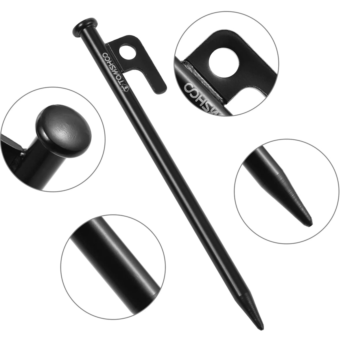Heavy Duty Steel Tent Pegs 6PCS S849