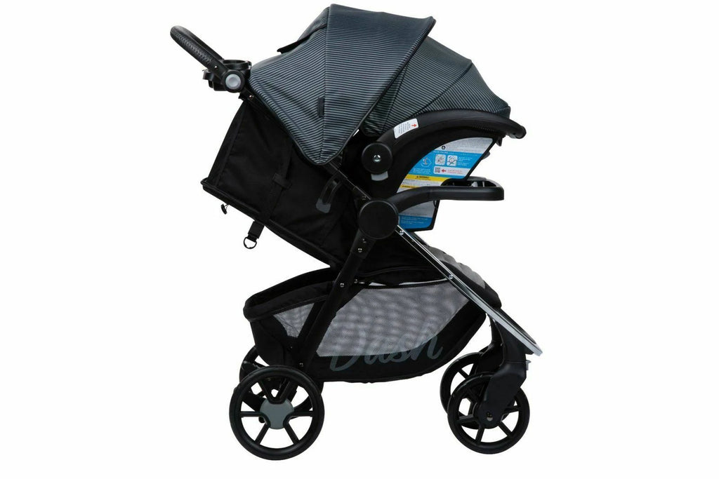 Gray Travel System Stroller and Infant Car Seat Y492