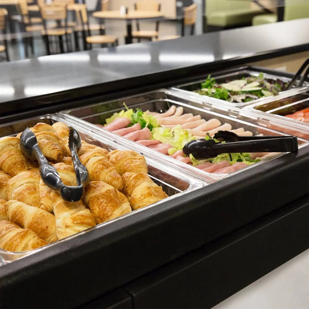 Black 5-Pan Tabletop Buffet Bar J502