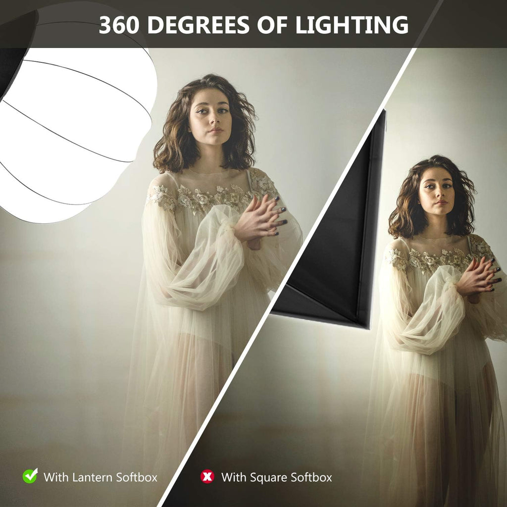 Globe Lantern Softbox Diffuser 32''/80cm Bowens Mount, Pack of 2 W480