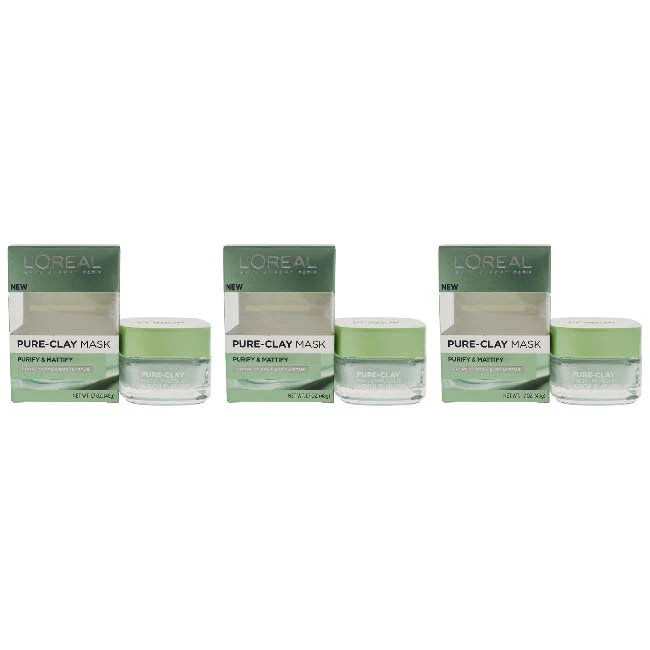 Purify and Mattify Pure-Clay Mask, 1.7 oz, Pack of 3 V57637