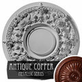 Hand-Painted Firebrick Ceiling Medallion D5233