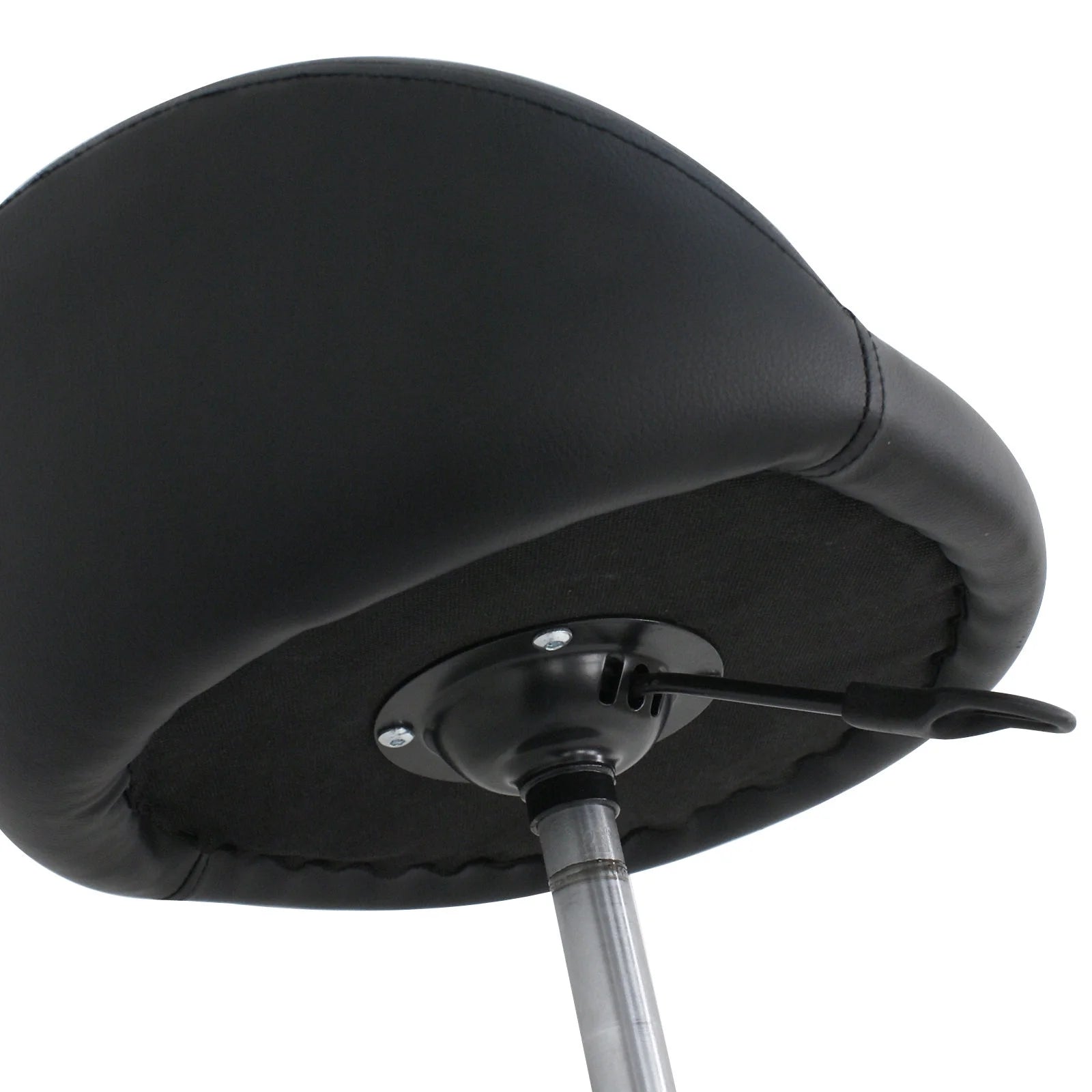 Set of Two Swivel Salon Stool Chair, Black H82235