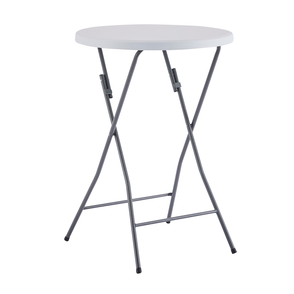 White Round Folding Resin Cocktail Table K7345