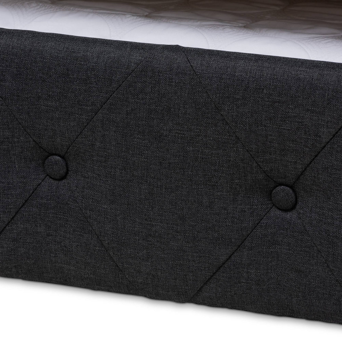 Queen Dark Grey Daybed with Trundle O79517