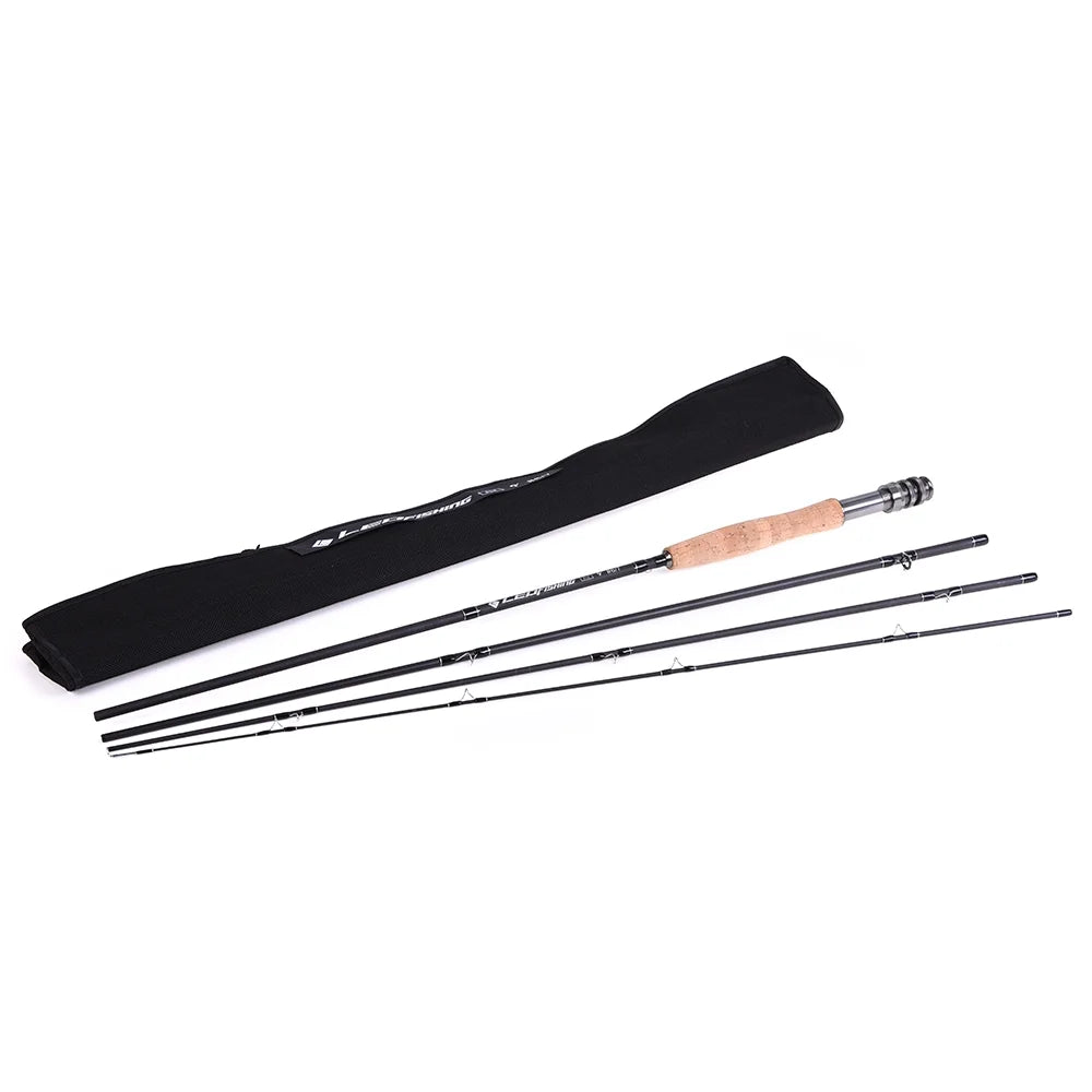 9' Fly Fishing Rod and Reel Combo with Carry Bag 10 Flies G1913