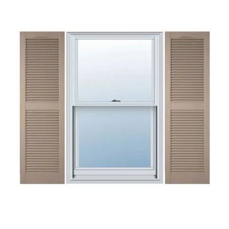 Wicker Open Louver Shutters H30456