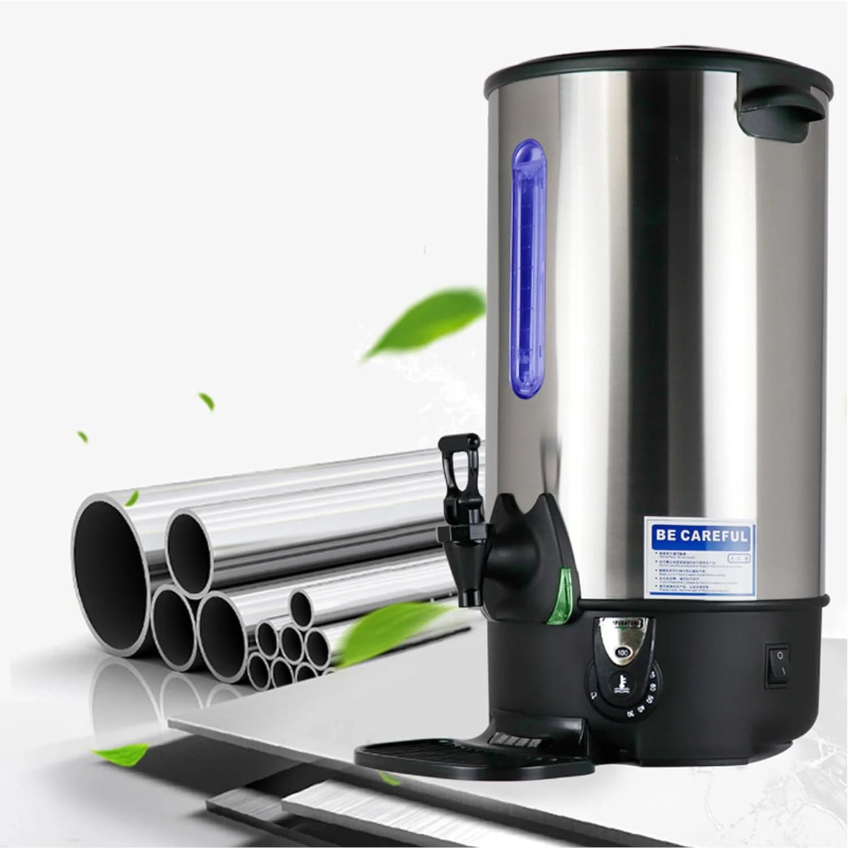 21.7L Hot Water Dispenser Electric Boiling Bucket Boiler Stainless Steel S330