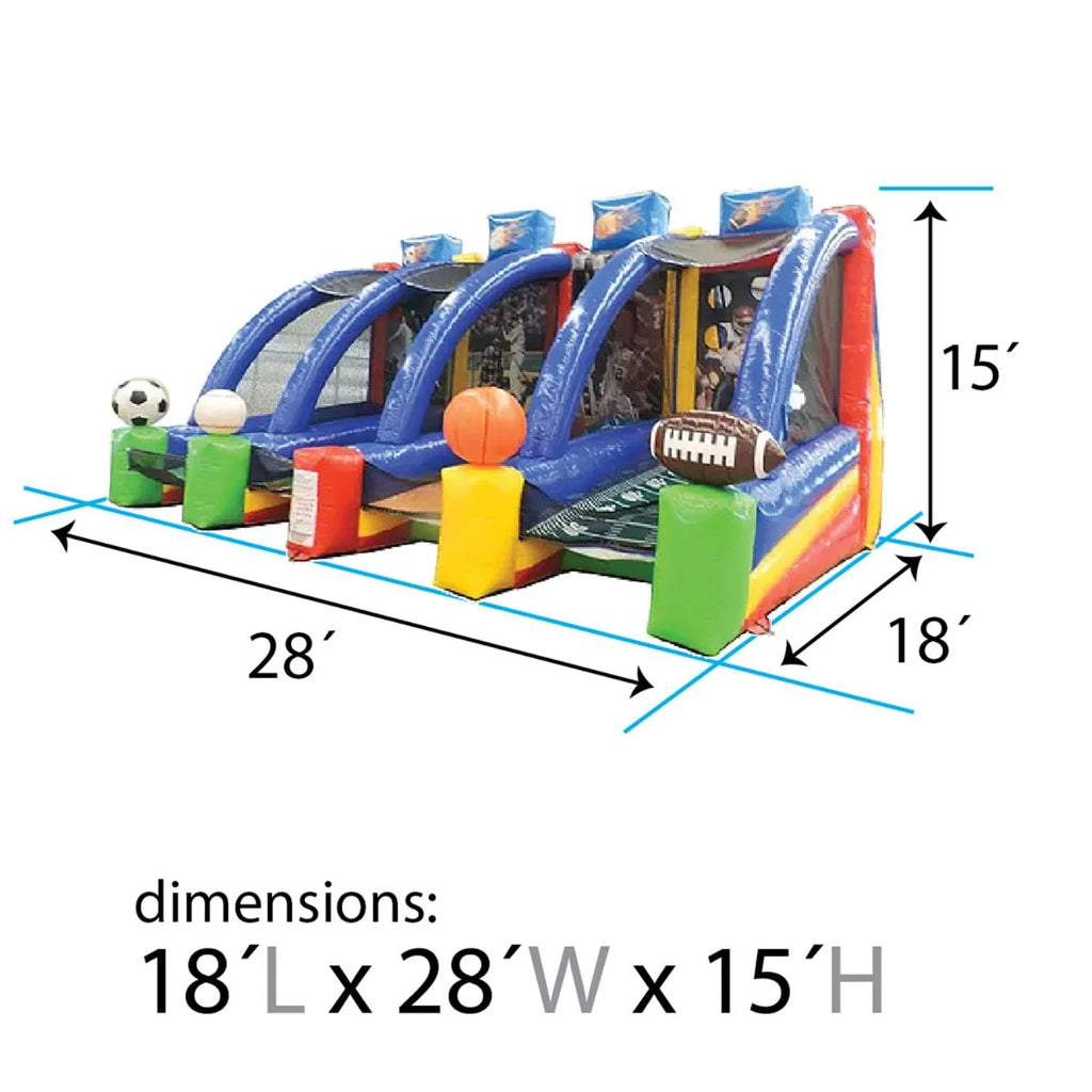 Commercial Vinyl Inflatable Kids Game F22951