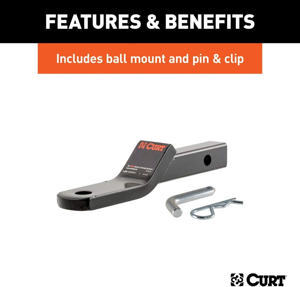 Class 1 Trailer Hitch with Ball Mount, 1-1/4-In Receiver E711