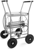 All Metal Garden Hose Reel Cart with Solid Tires K215