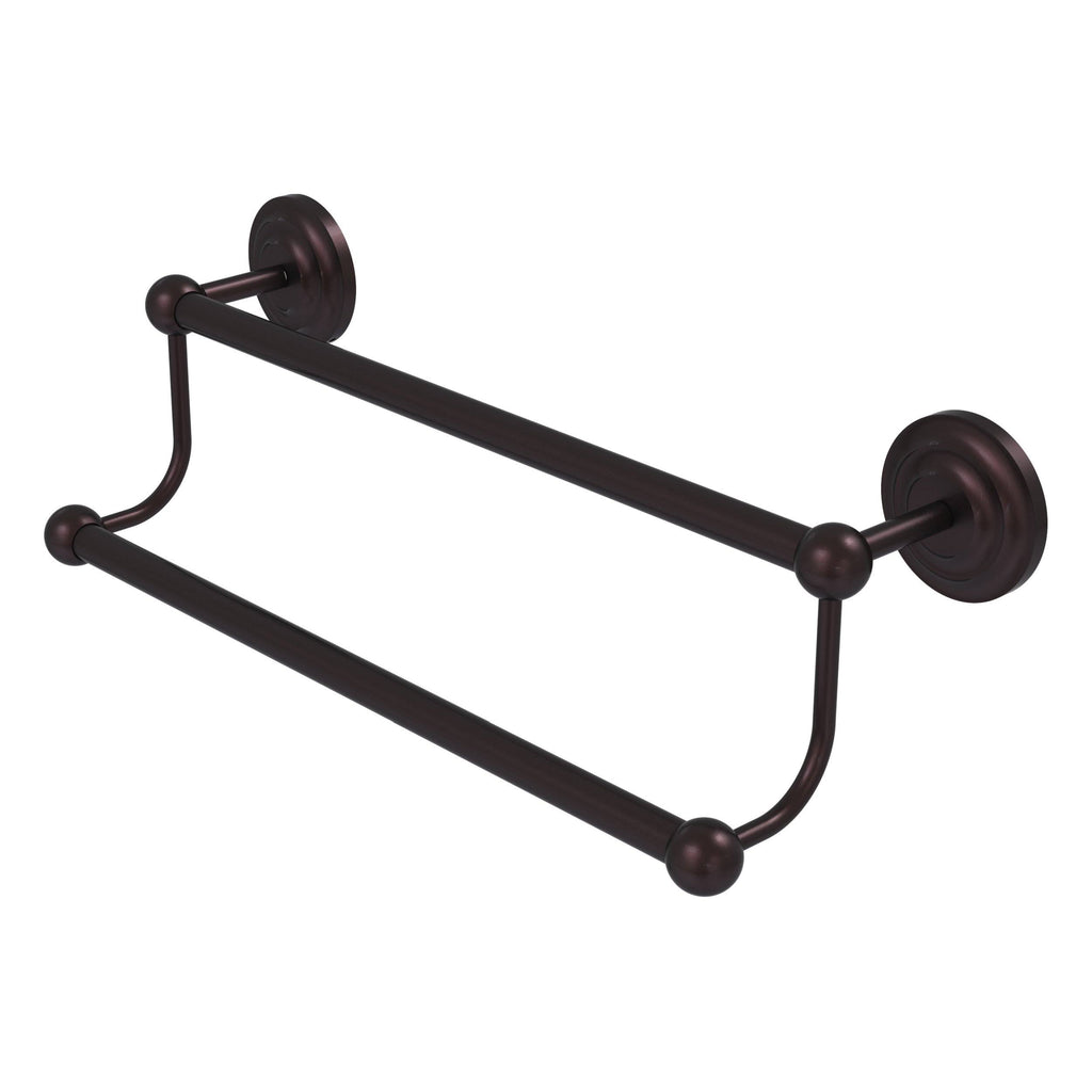 24 inch Double Towel Bar, Antique Bronze E958