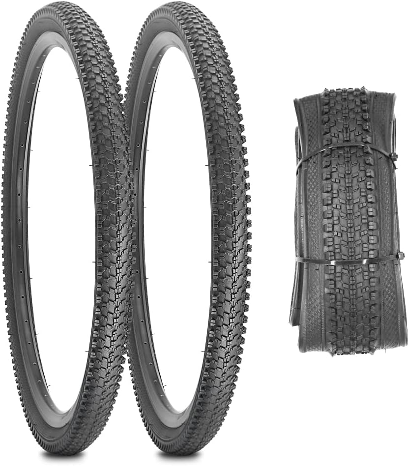 Pair of 24/26 x 1.95 Folding Bead MTB Mountain Bike Tires Pack of 2 T8776