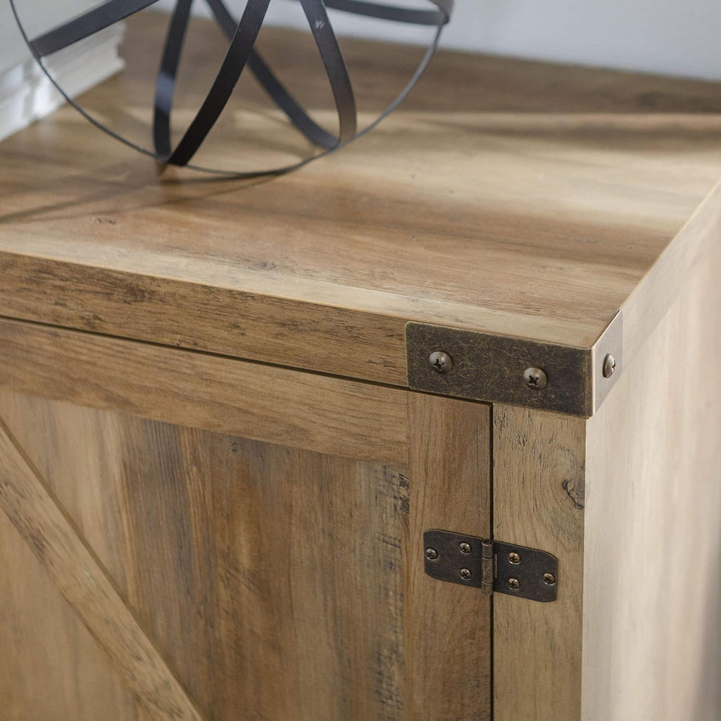 58 Inch Reclaimed Barnwood TV Stand Cabinet K62790