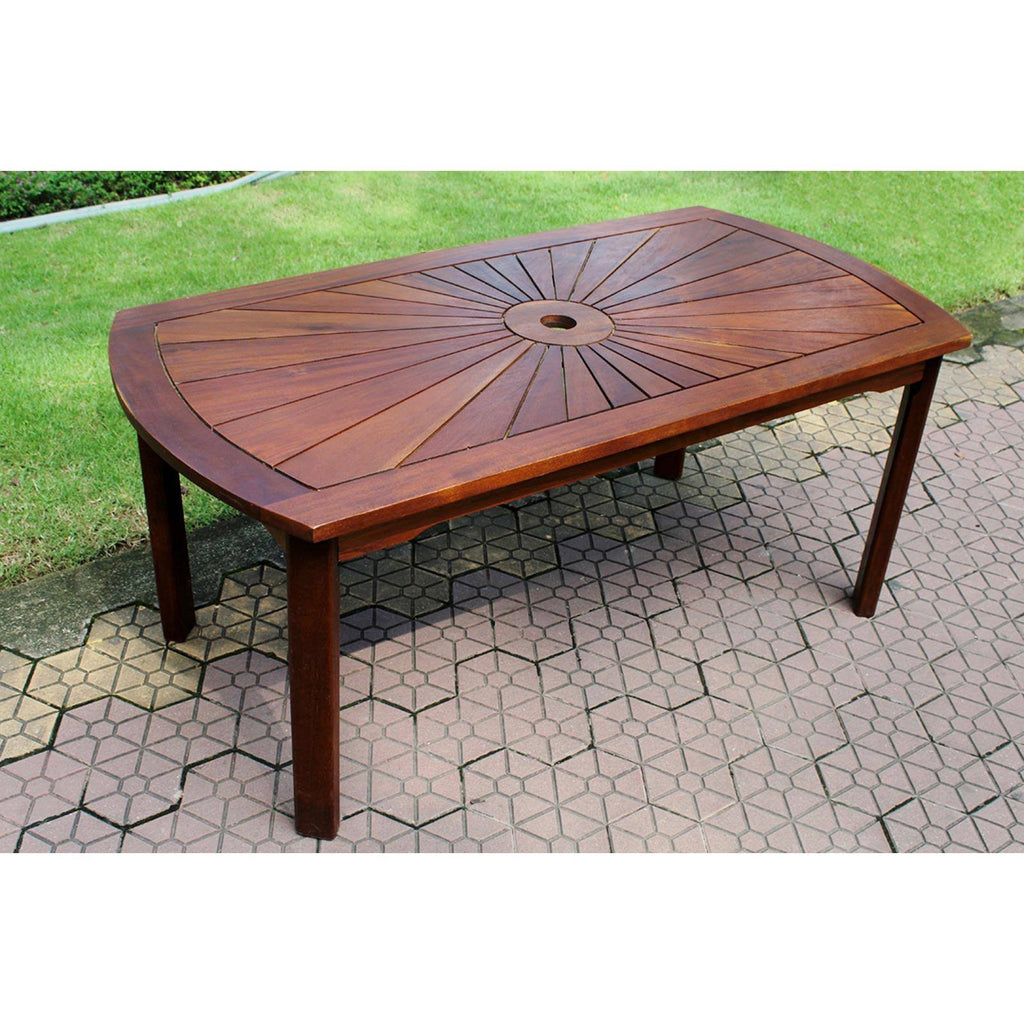 Acacia Sunburst Coffee Table Z6183