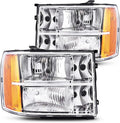 Chrome Headlight Assembly for GMC Sierra 1500 2500HD 3500HD I498644