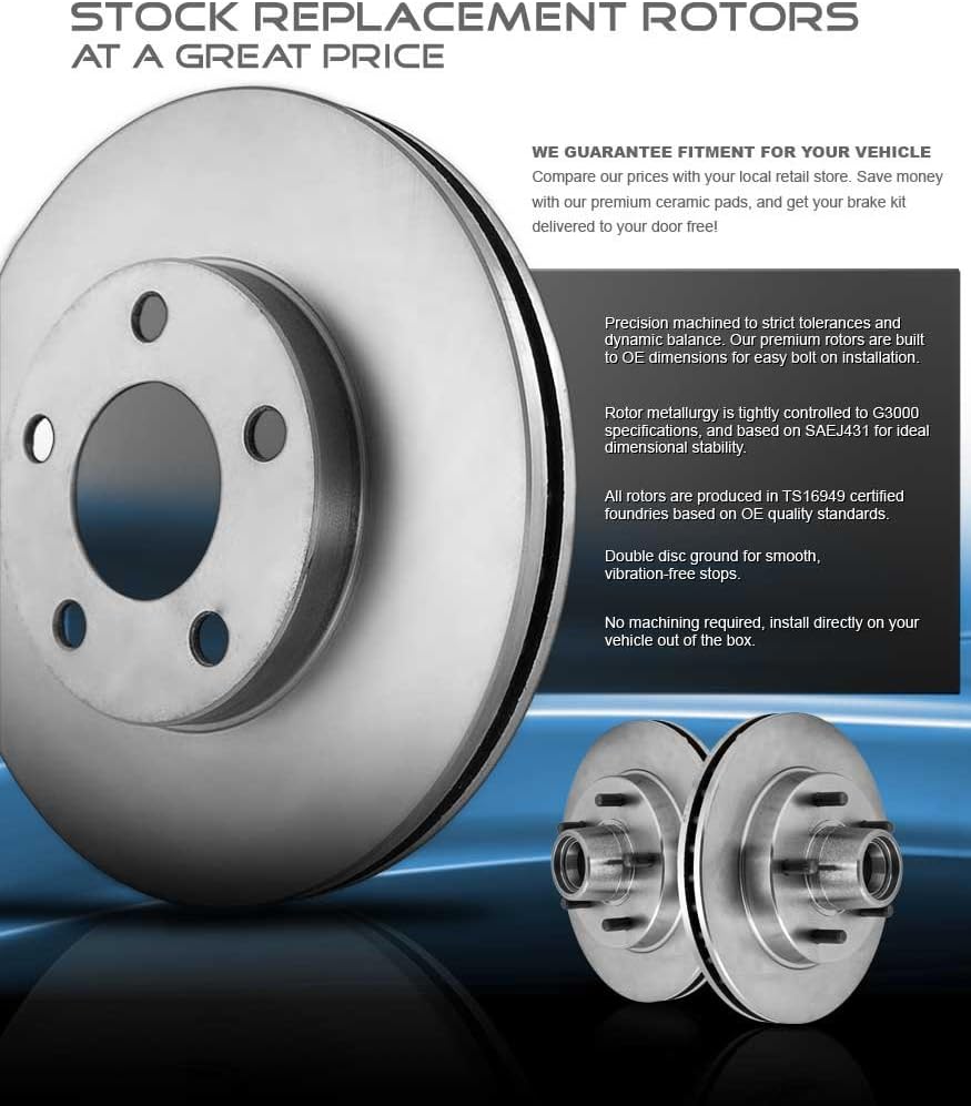Brake Disc Rotors and Metallic Brake Pads D85108
