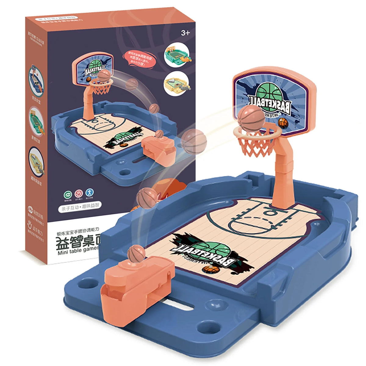 Mini Ejection Basketball Football Bowling Board Game Toy D43892