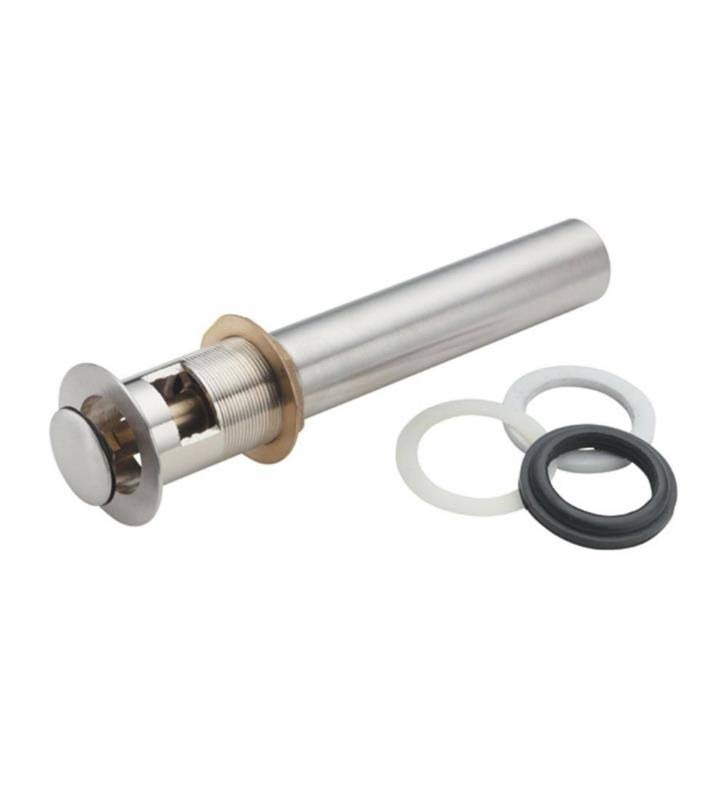 Polished Brass PVD Pop-Up Drain with Overflow Holes U169717