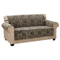 Olive Green Camo Plush Sofa Cover H551
