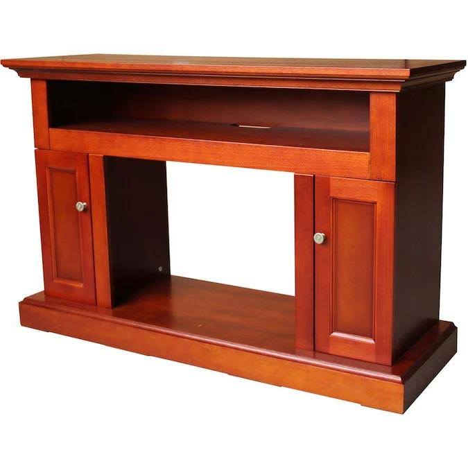 47 in. Electric Fireplace with Entertainment Stand in Cherry M486