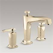 French Gold Deck Mount Bath Faucet Trim E624039