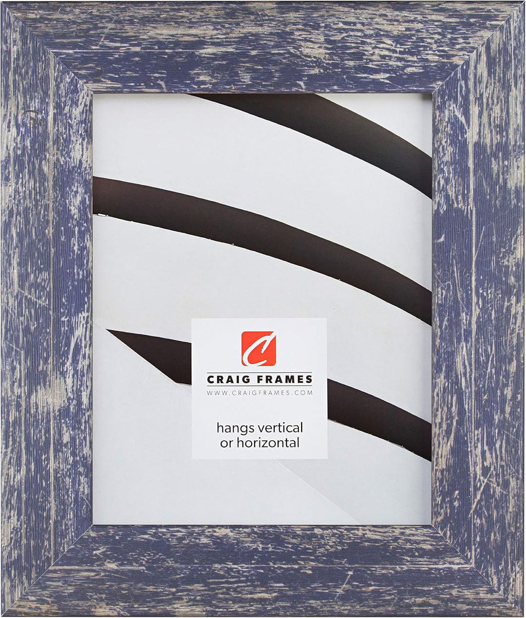 Faux Barnwood Picture Frame, Brown Oak, 16 x 24 Inch I220