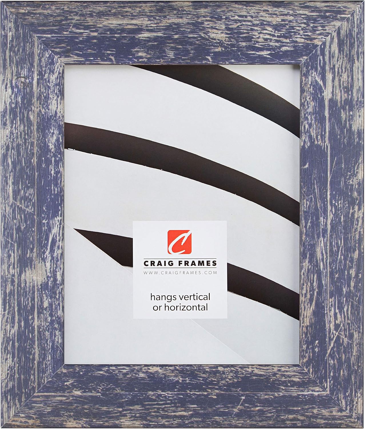 Faux Barnwood Picture Frame, Brown Oak, 16 x 24 Inch I220