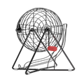 Black Steel Bingo Cage Z71856
