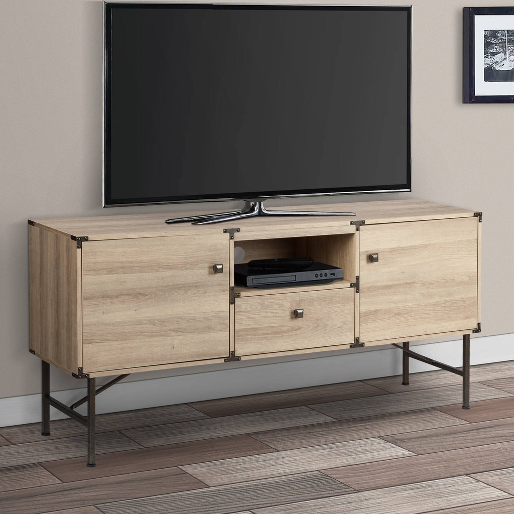 Light Oak Media Console S809