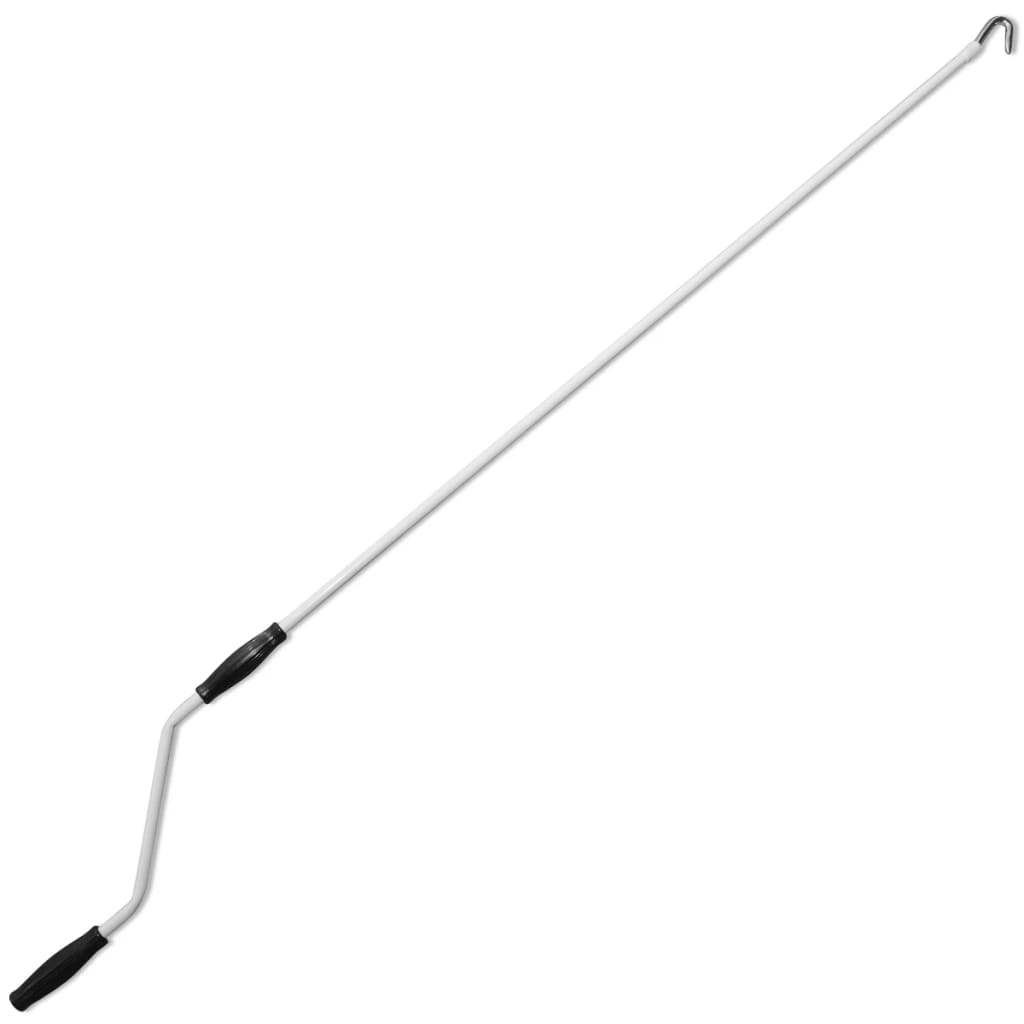 Folding Awning Manual Operated 196.9" Blue/White Z73064
