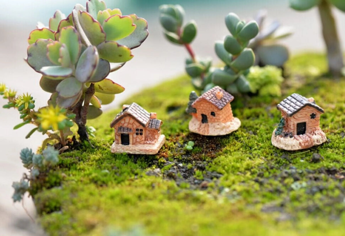 Dollhouse Decorations Stone Resin DIY Mini Garden Decor T317445