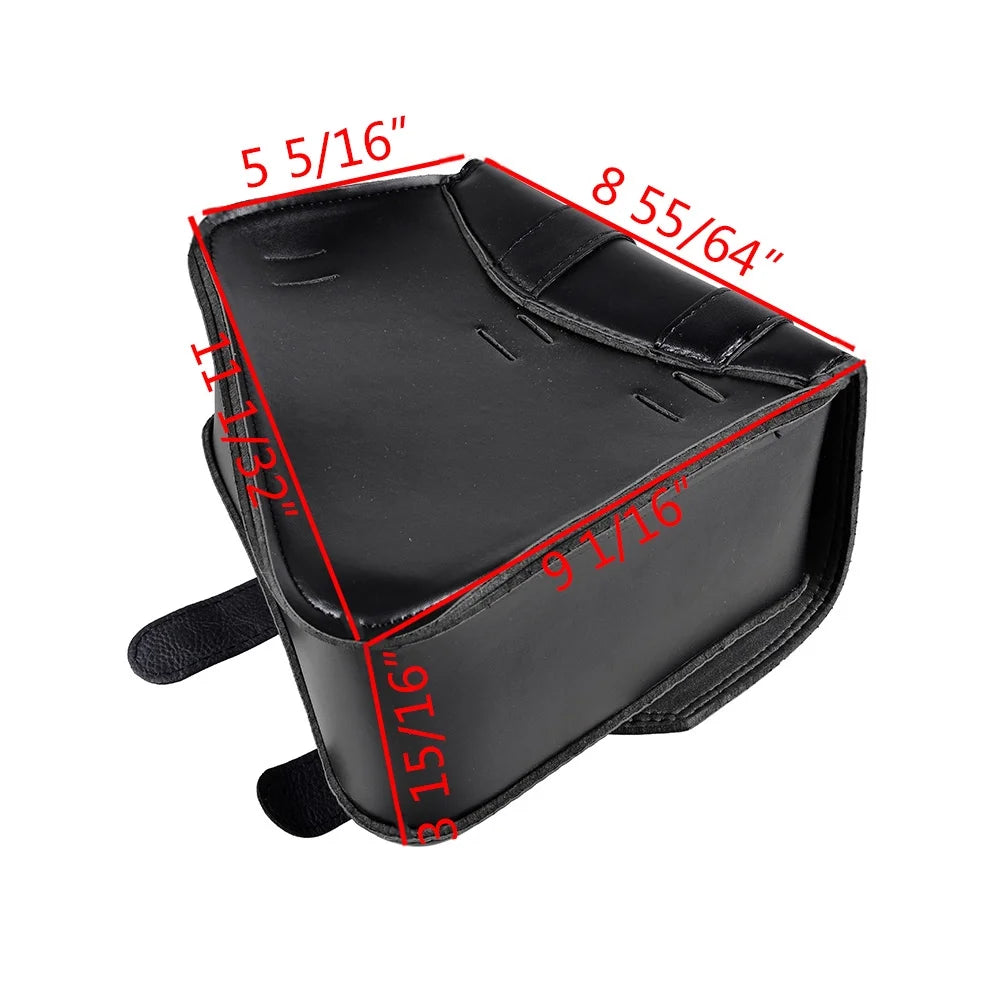 Black Left & Right Side Saddlebag Swingarm Saddle Bags R32180