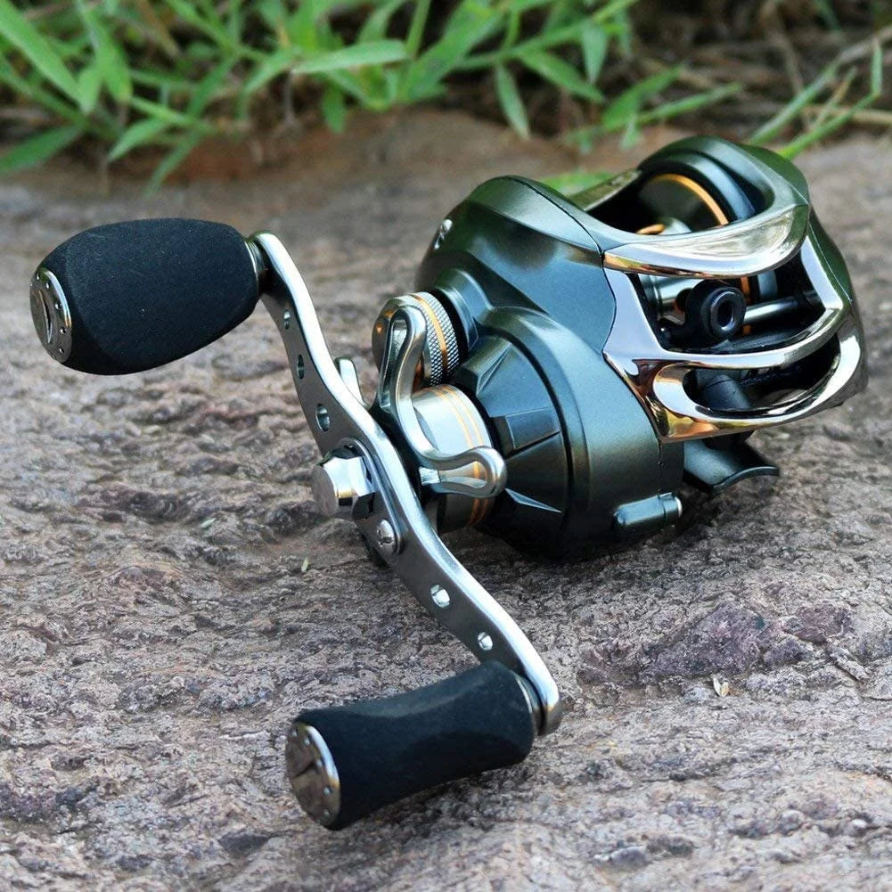 Low Profile Baitcasting Reel 11+1 Bearings 18LB Carbon Drag Fishing Reel Q4227