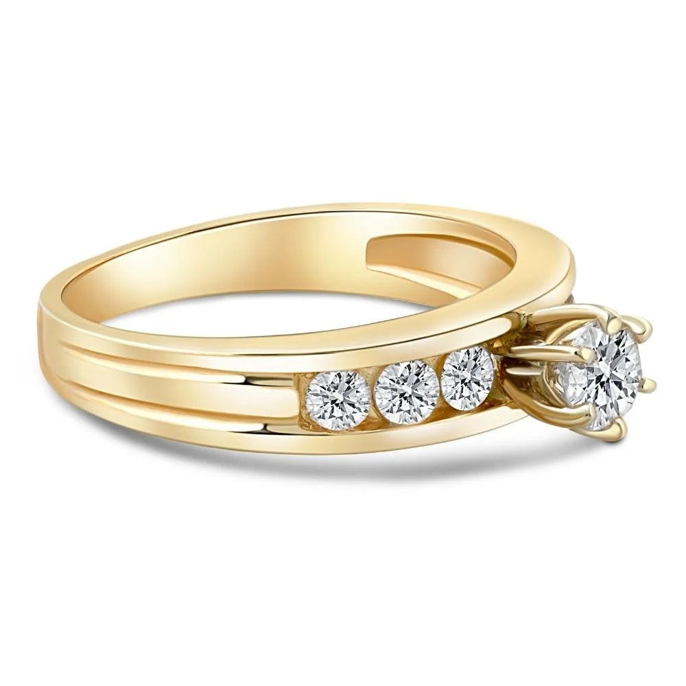 14K Yellow Gold Diamond Engagement Ring L83033