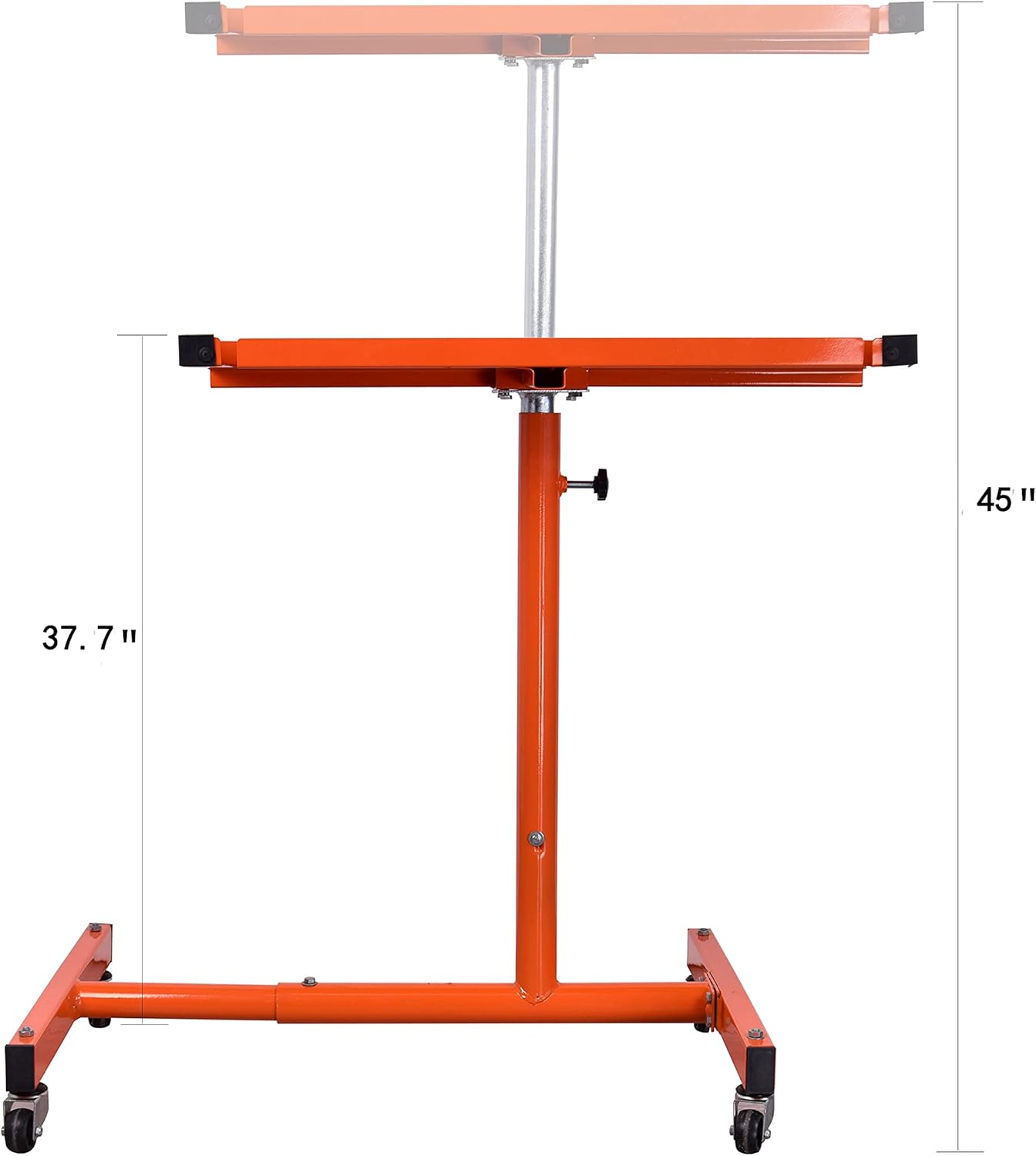 Orange Rolling Tool Tray With Drawer Work Table P209969