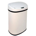 White 13-Gallon Touchless Trash Can L709559