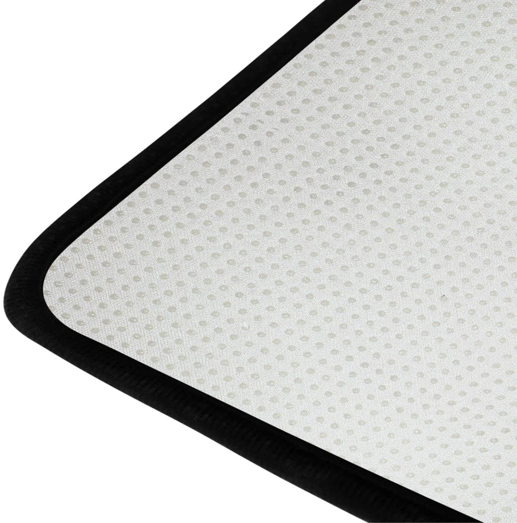 White Shell Mermaid Lightweight Carpet Mats Area Rug D840