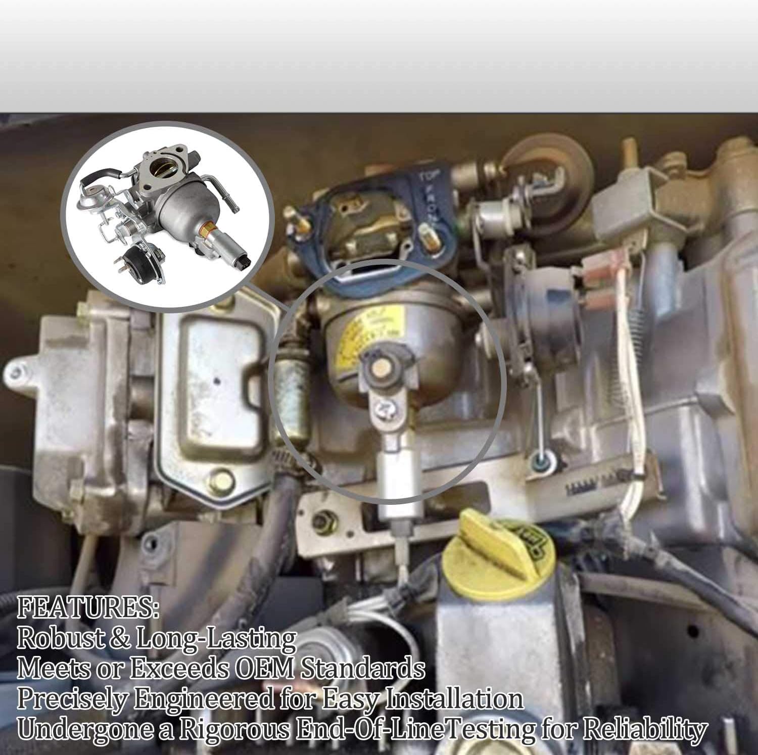 Carburetor Kit for Onan QG 5500 7000 Marquis Gold RV Generator, Pack of 2 K303